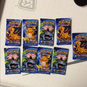 Pokemon Evolutions Trading Card Packs 9-10pks